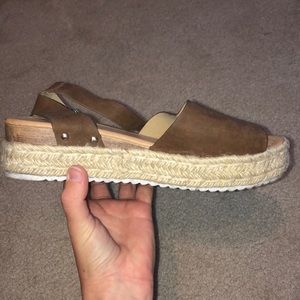 Brown Platform Sandals